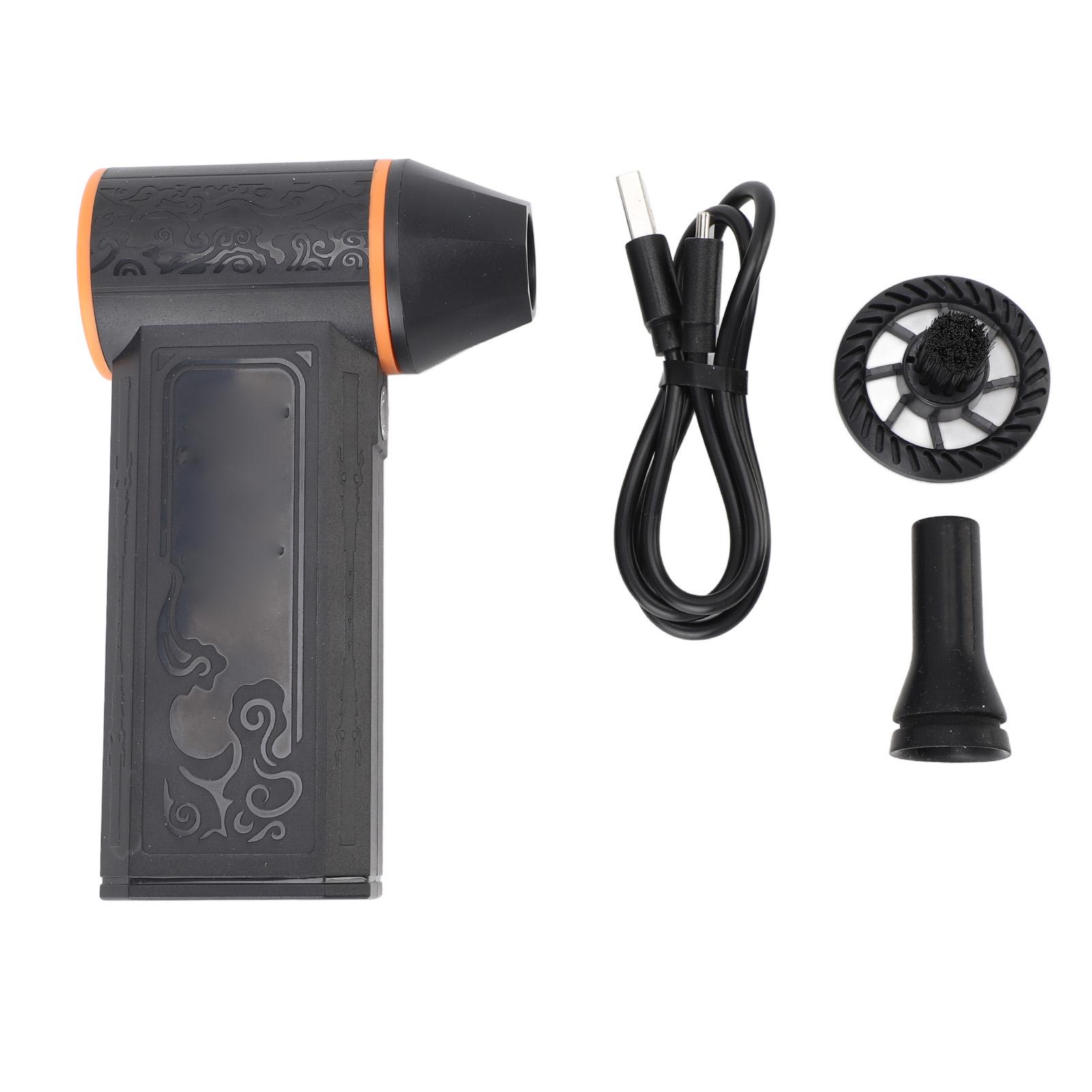 

Электрический пылесос 130000 об/мин со светодиодной подсветкой Бесщеточный двигатель Перезаряжаемый беспроводной воздуходув Турбо