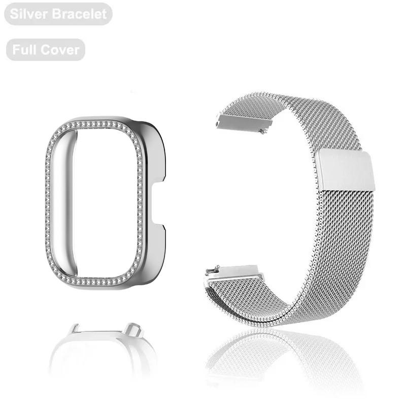 Milanese Magnetic Strap+Band for Redmi Watch 5 Active Watch5 Lite Band TPU Soft Case Screen Protector