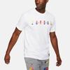 Jordan Radiant Logo Print Crew Neck T-Shirt Men Tops White AT8943-100