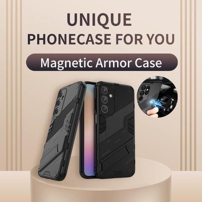 For Samsung Galaxy M35 5G Case Rugged Armor Phone Cases for SumsungM35 Sumsung Samsang M35 M 35 35M 2024 Magnetic Back Cover
