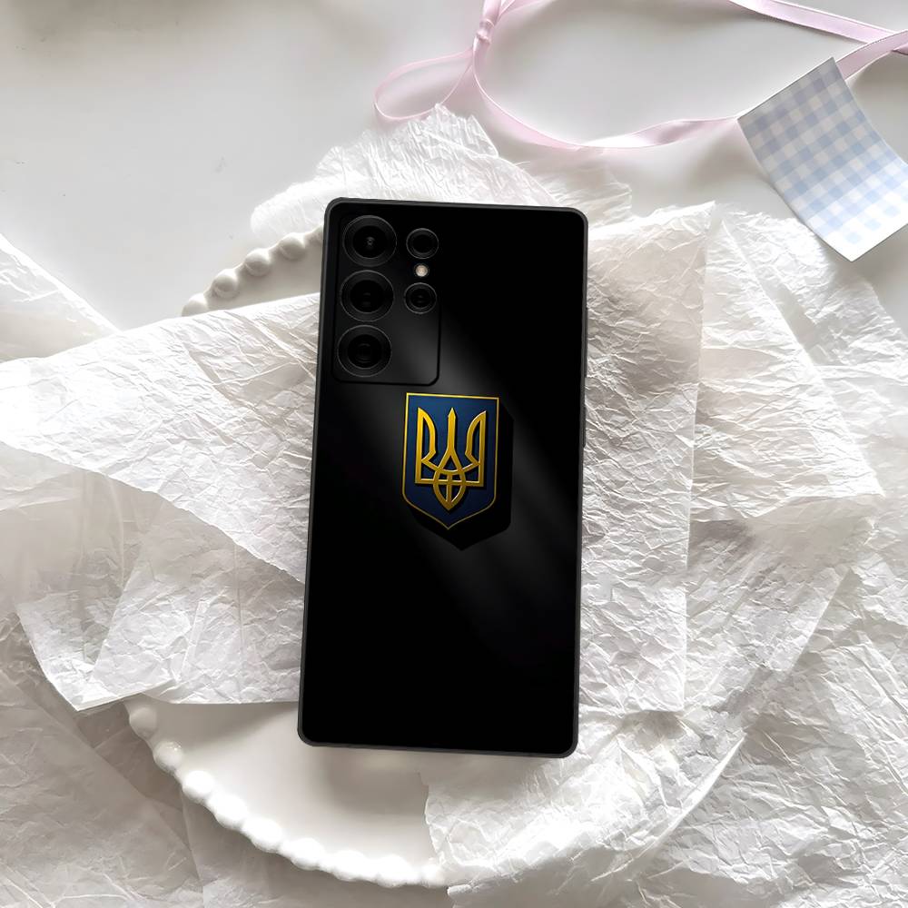 U-Ukraines Flag Phone Case For Samsung S 24 Fe 25 Ultra Plus 20 Lite 21 30 22 23 24 22 Ultra 5G Fundas