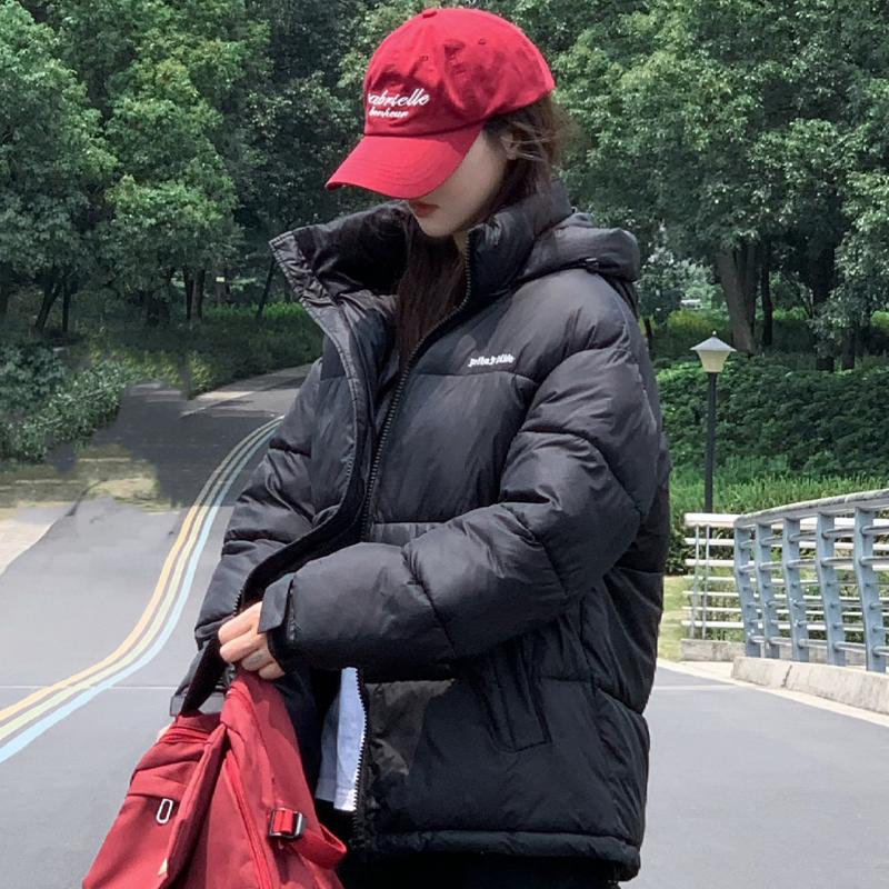 Unisex Fashion Winter Women and Man Parkas Hooded Warm Jackets Elegant Loose Thick Coats