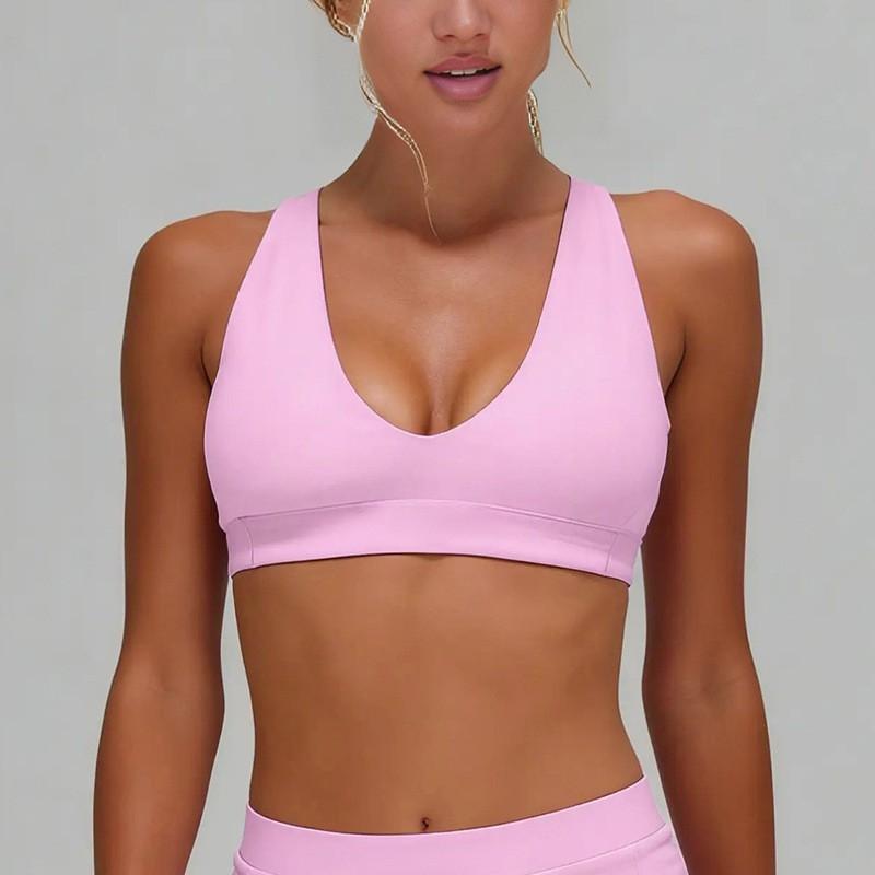 Womens High-Waisted Sports Bra Set With Padded Support Breathable Running Yoga Workout Outfit Gym Fitness Small