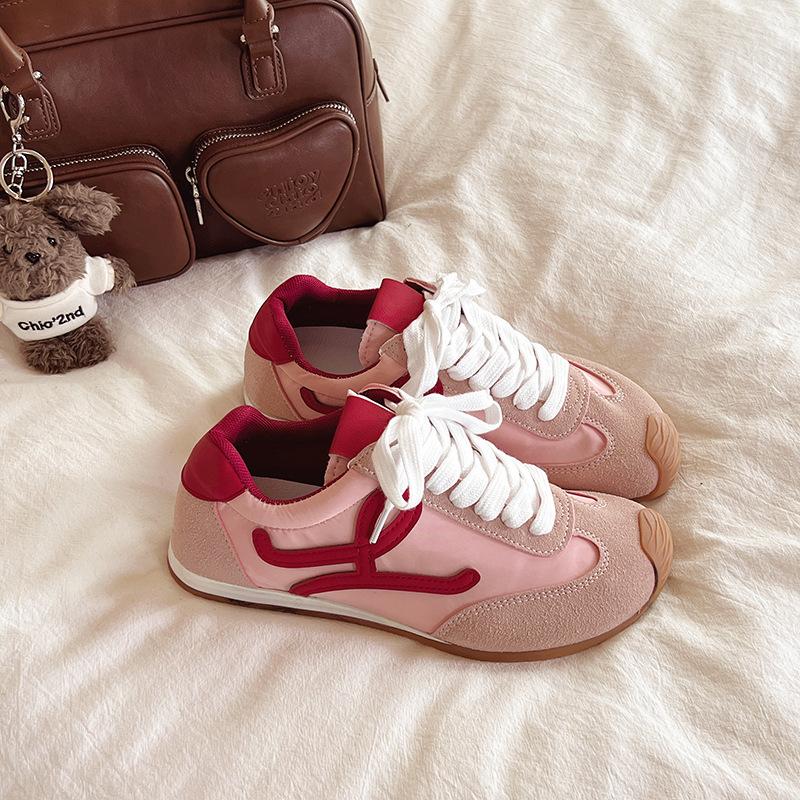 Dexun Shoes Women's Spring 2025 New Thick-soled Heightening Casual Sports Shoes Lightweight Forrest Gump Shoes Single Shoes Running Shoes