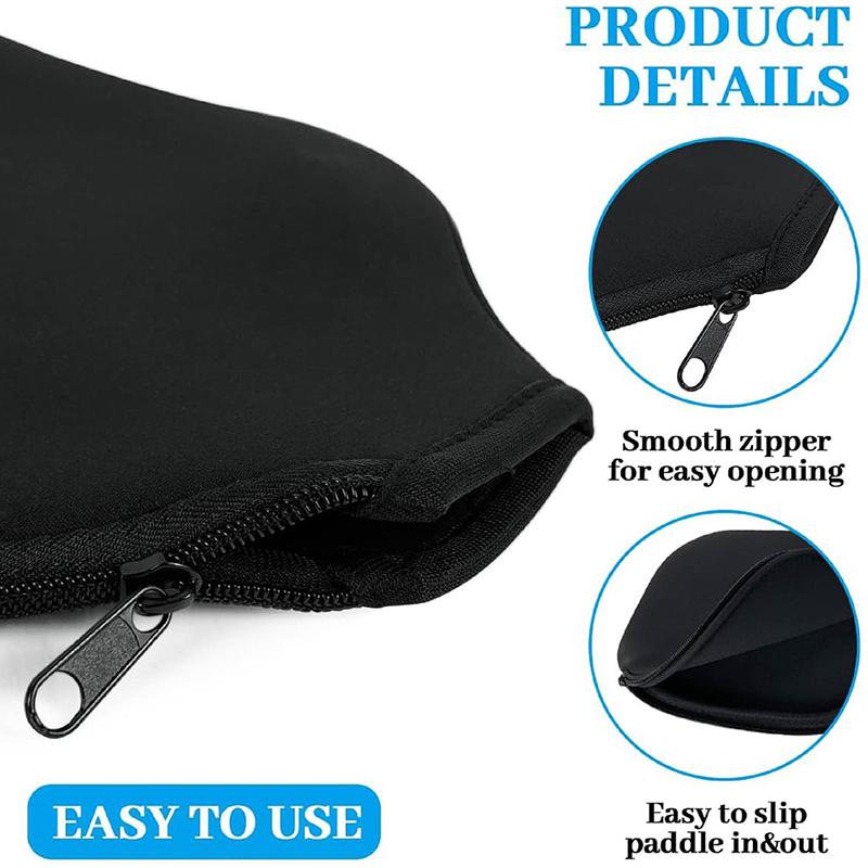 Pickleball Racket Sleeve Protector Bag Table Tennis Paddle Case Neoprene Pickleball Paddle Cover Case For Practice Training