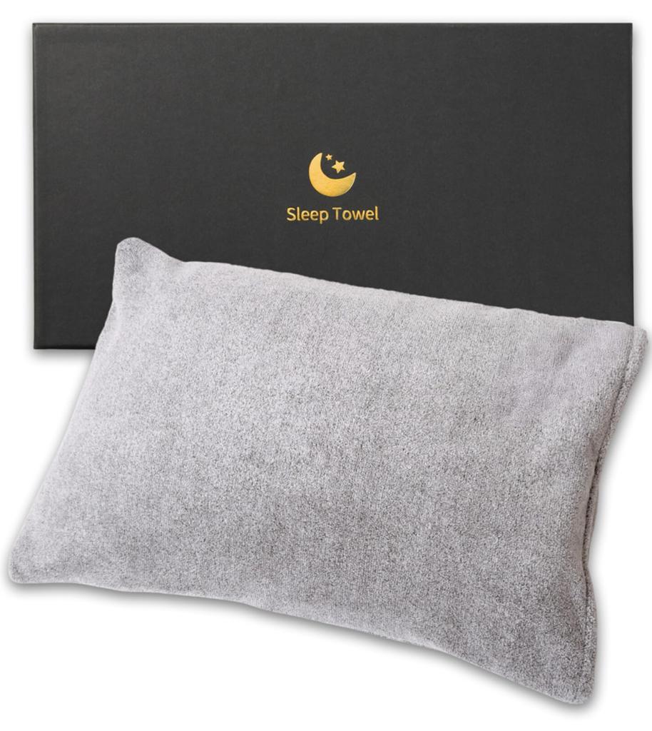 Bequemes Handtuch Dick und weich Frottee für einen komfortablen Schlaf x Kissenbezug, Stoff, Antibakteriell, (46cm 65cm/Grau)