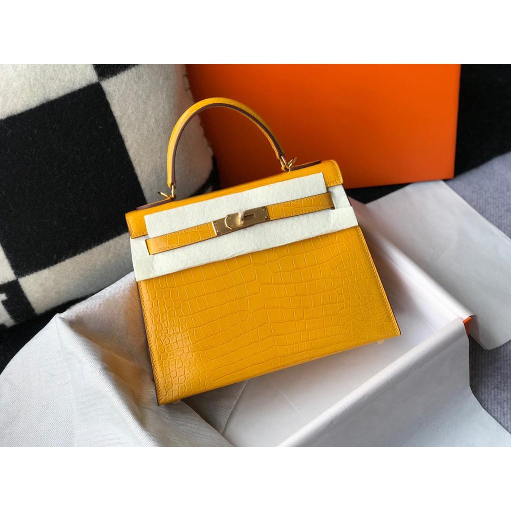 Leather second-generation crocodile pattern first layer cowhide portable shoulder messenger bag commuting 25cm commuting wind