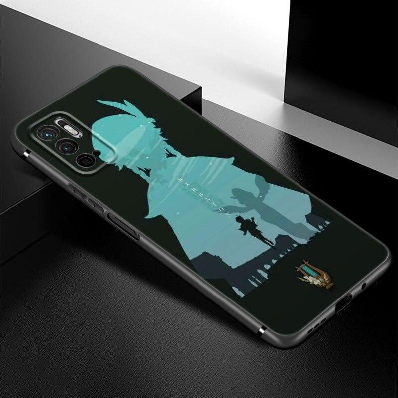 Game Genshin Impact Phone Case For Xiaomi Redmi Note 7 8 8T 9 9S 10 10S 10T 11 11S 4G 11E 11T Pro 5G Soft TPU Black Cover