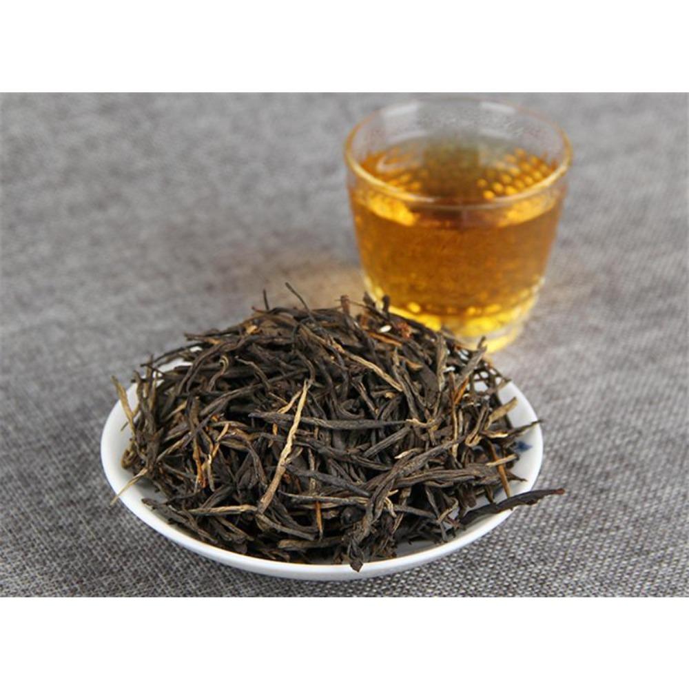 Organic Yunnan Dian Hong Black Tea Loose Leaf Premium Gongfu Red Tea for Adults
