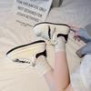 Thick-soled Hong Kong-style Breathable Little White Shoes Women's New Casual Outdoor Muffin Shoes Leather Thin Sports Shoes