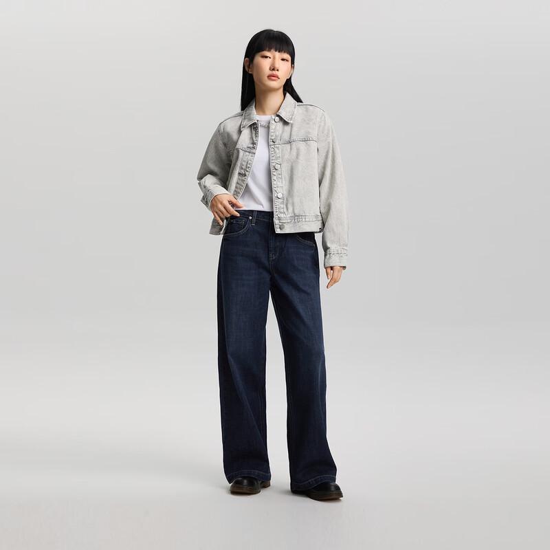 Lee Women's Light Gray Denim Jacket