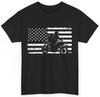 Motorcycle Shirt American Flag Biker Shirt Motorcycling Lover Tshirt Unisex T-Shirt