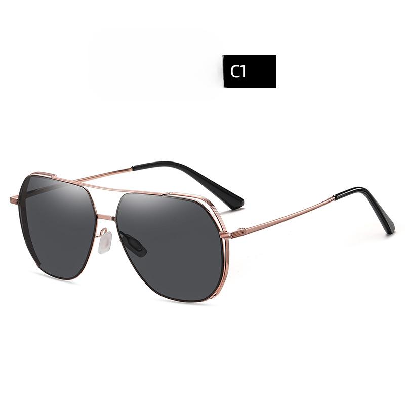 

Nylon Polarized Sunglasses for Men Women UV Protection Driving Glasses Lightweight Metal Frame