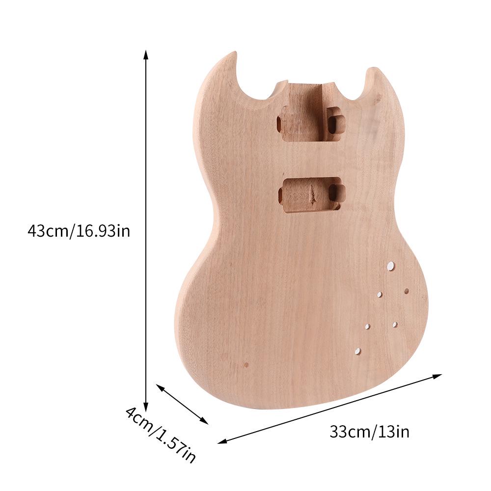 High-Grade Mahogany SG Special Electric Guitar Body with Case