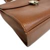 Burberrys 2-Wege Vintage V-Leder Umhängetasche Braunes Leder Gebraucht