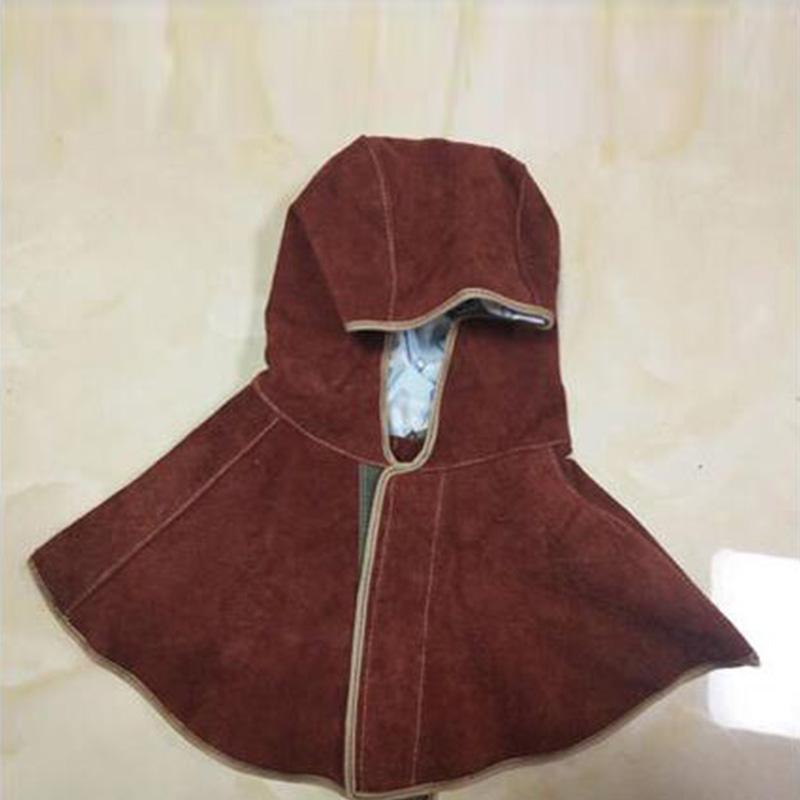 

Шаль из коровьей кожи, защитная шапка для аргонодуговой сварки, защитный колпак для сварки, электрозащитный колпак для сварки