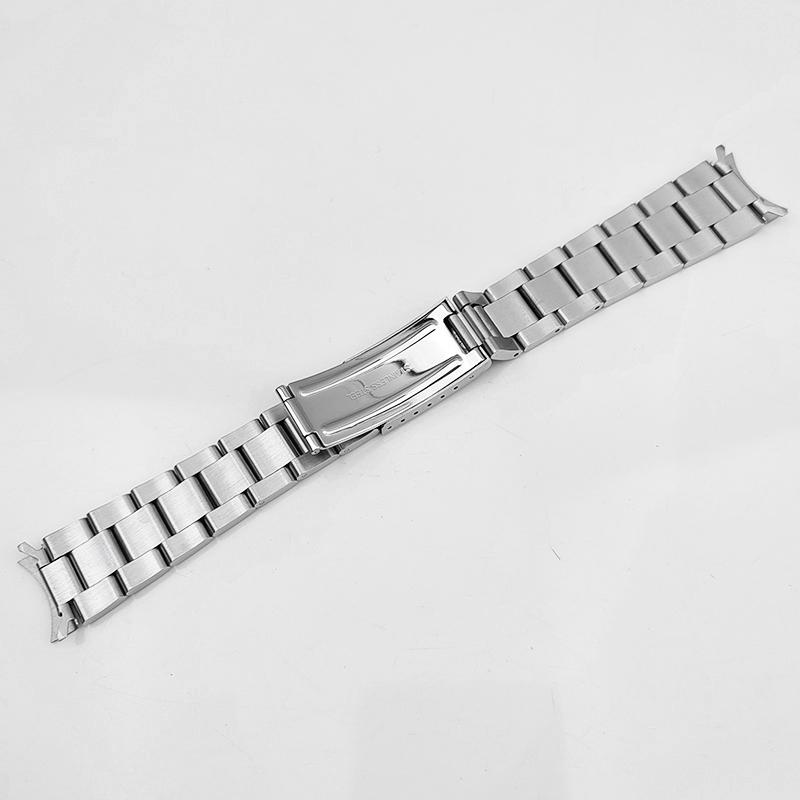19mm Curved End Strap For Seiko No. 5 SNXS77/80/79K/75 NXS73K1 Men Stainless Steel Watch Band Metal Bracelet for Jubilee Oyster