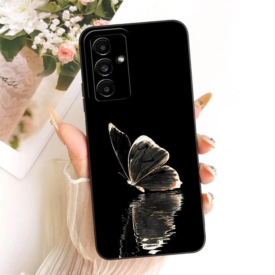 For Samsung Galaxy A05s A05 Cute Cat Flower Cartoon Phone Case For Samsung A05 A 05 05S A05S Shockproof Soft Silicone Cases