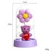 Bear bouquet ornament Valentine's Day gift Qixi Festival holiday gift desktop decoration ornament eternal flower night light