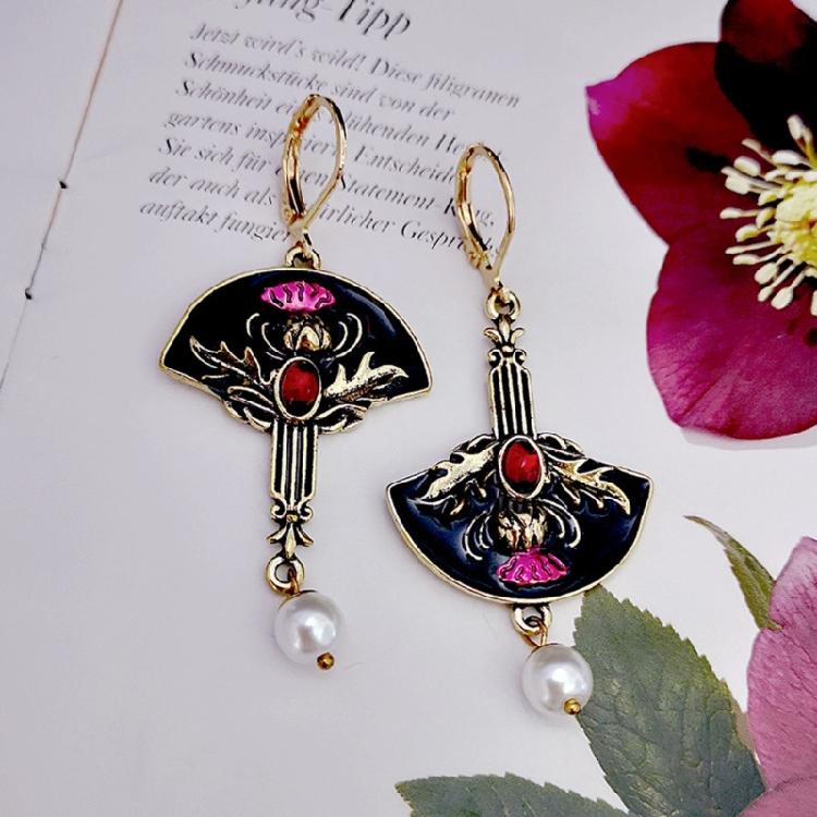 Bohemian Dangle Earrings for Women Pomegranate Flowers Dangle Earring Jewelry