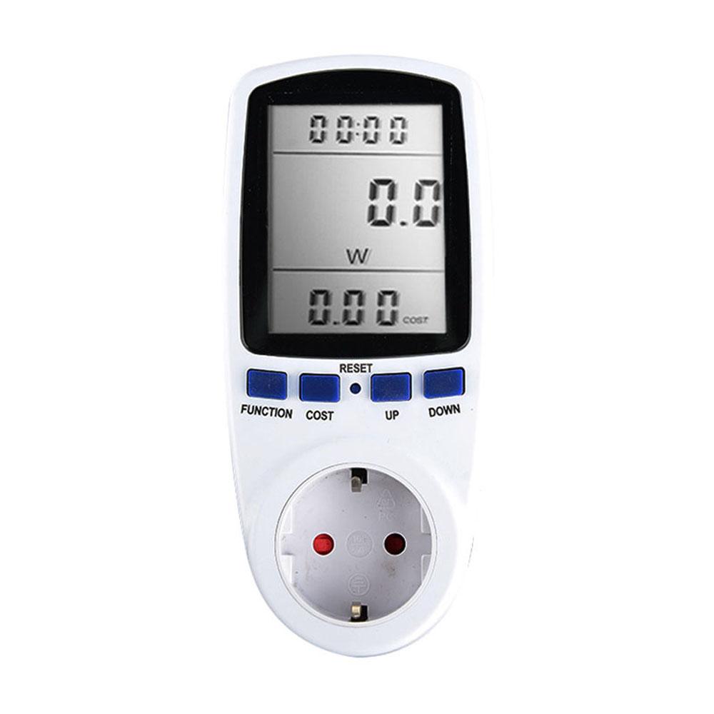 Digital LCD Energy Meter Wattmeter Monitoring Device Wattage Electricity Kwh Power Measuring
