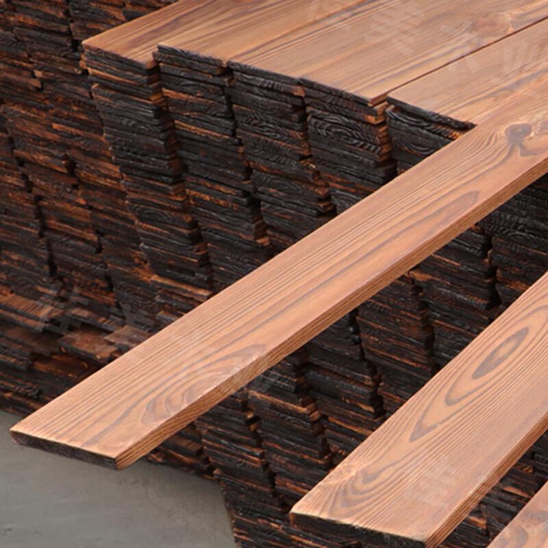 Preservative Carbonized Solid Wood Plank