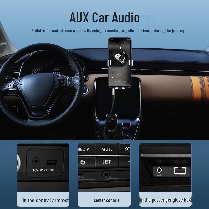 CHOSEAL 3.5mm Male To Male AUX Audio Cable