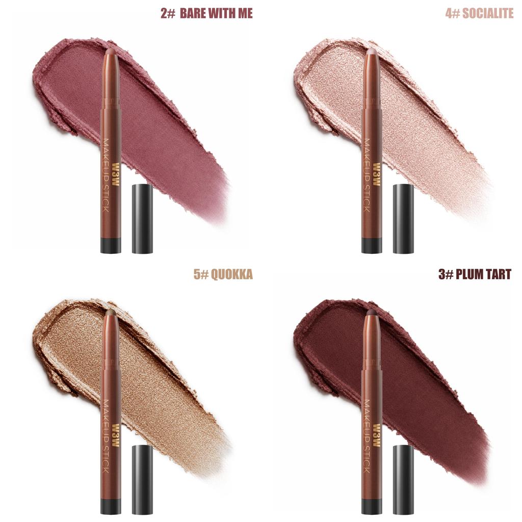 W3w Cream Pearl Eyeshadow Stick Waterproof Longlasting For Natural Makeup