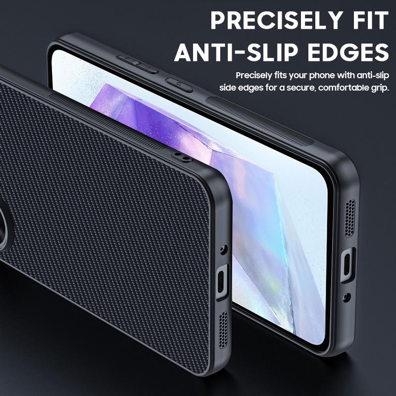 Samsung Galaxy A54/A55 Kevlar Carbon Fiber Leather Protective Case