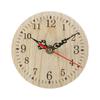 Wood Wall Clock Quiet Numerals Round Retro Clock Traditional Hanging Clock  Office