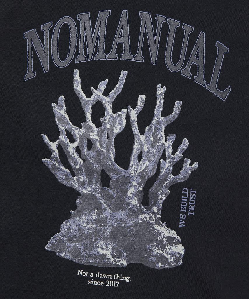 Nomaenyueol Metal Coral Reef T-Shirt - Black