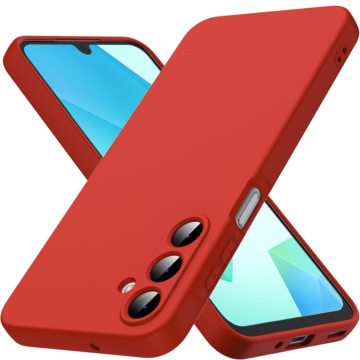 

Жидкий силиконовый чехол для Samsung Galaxy A16 A06 A26 A36 A56 Жидкий силиконовый чехол для всего корпуса камеры защитный чехол силиконовый чехол Samsung A06