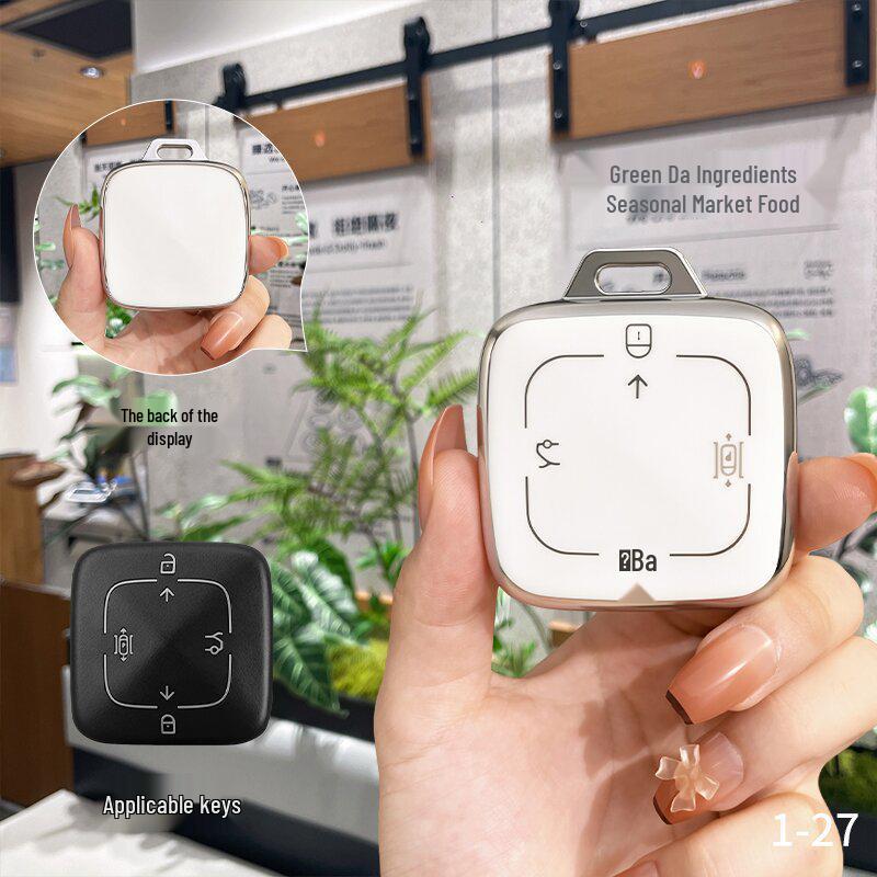Zeekr Jike 007 Bluetooth Key Case - New Car Accessory for 2025 Model with 24 Snap Buttons