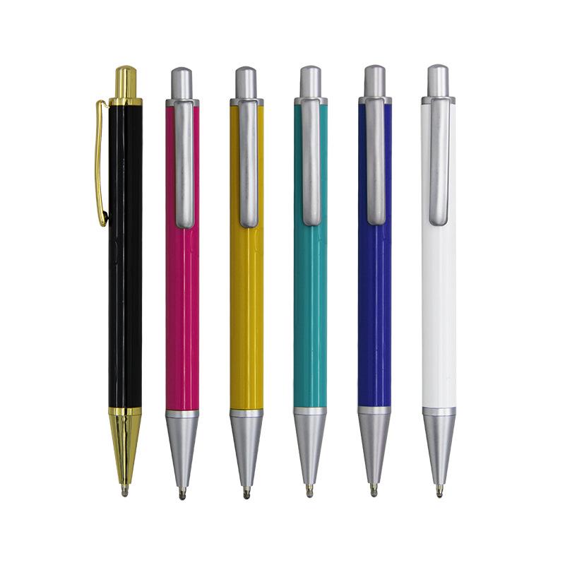 

Customizable Aluminum Barrel Ballpoint Pen – Ideal for Promotions & Gifts CB1077A Blue Ink (Random Color)