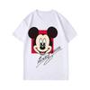 Disney Classic Mickey Mouse Signature Unisex TShirt Cotton Casual Short Sleeve Top Comfortable Famous Tshirts
