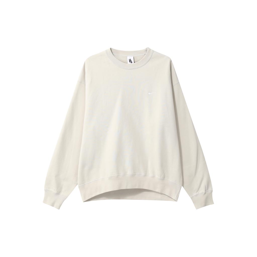 Nike Sweatshirts Men's Light Bone White Crew Neck Moderate Regular DA0318-072