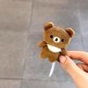 Neue Kawaii Cartoon Rilakkuma Plüschtier Anhänger Schlüsselanhänger Rucksack Dekoration Paar Niedlich Kinder Spielzeug Weihnachtsgeschenk Für Mädchen