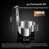 304 Stainless Steel Poached Egg Mold Creative Household Kitchen Gadgets Portable Breakfast Fried Egg Steamed Egg Shaping Device