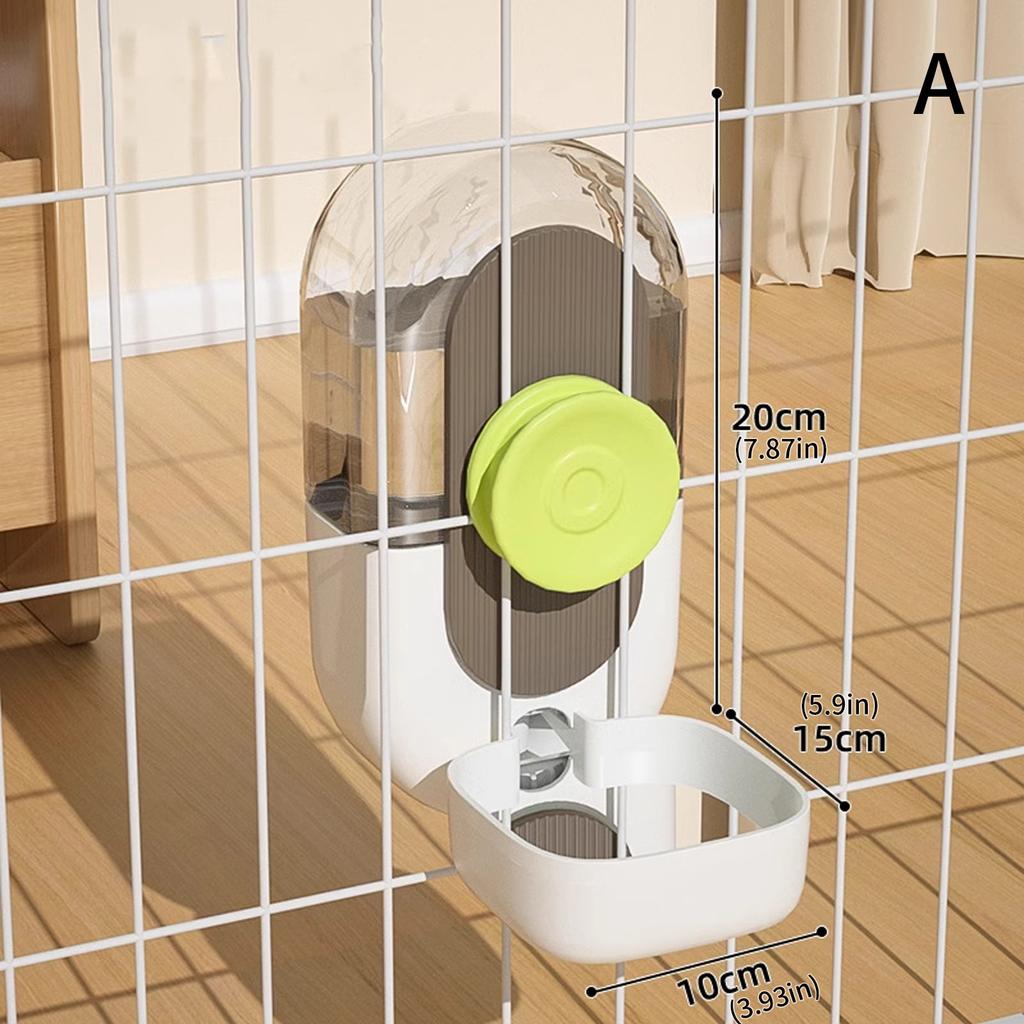 Space Saving Hanging Water Feeder for Small Animal Automatic Drinking Feeding Bowl Easy Daily Care for Rabbits Ferrets
