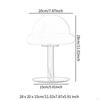 Glass Bedside Lamp Lollipop Decorative Night Light Modern Desk for NightStand
