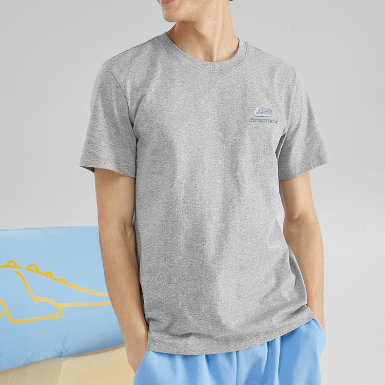 Skechers Sports Life Collection T Shirt Unisex Medium Heather Gray L223U046-004F