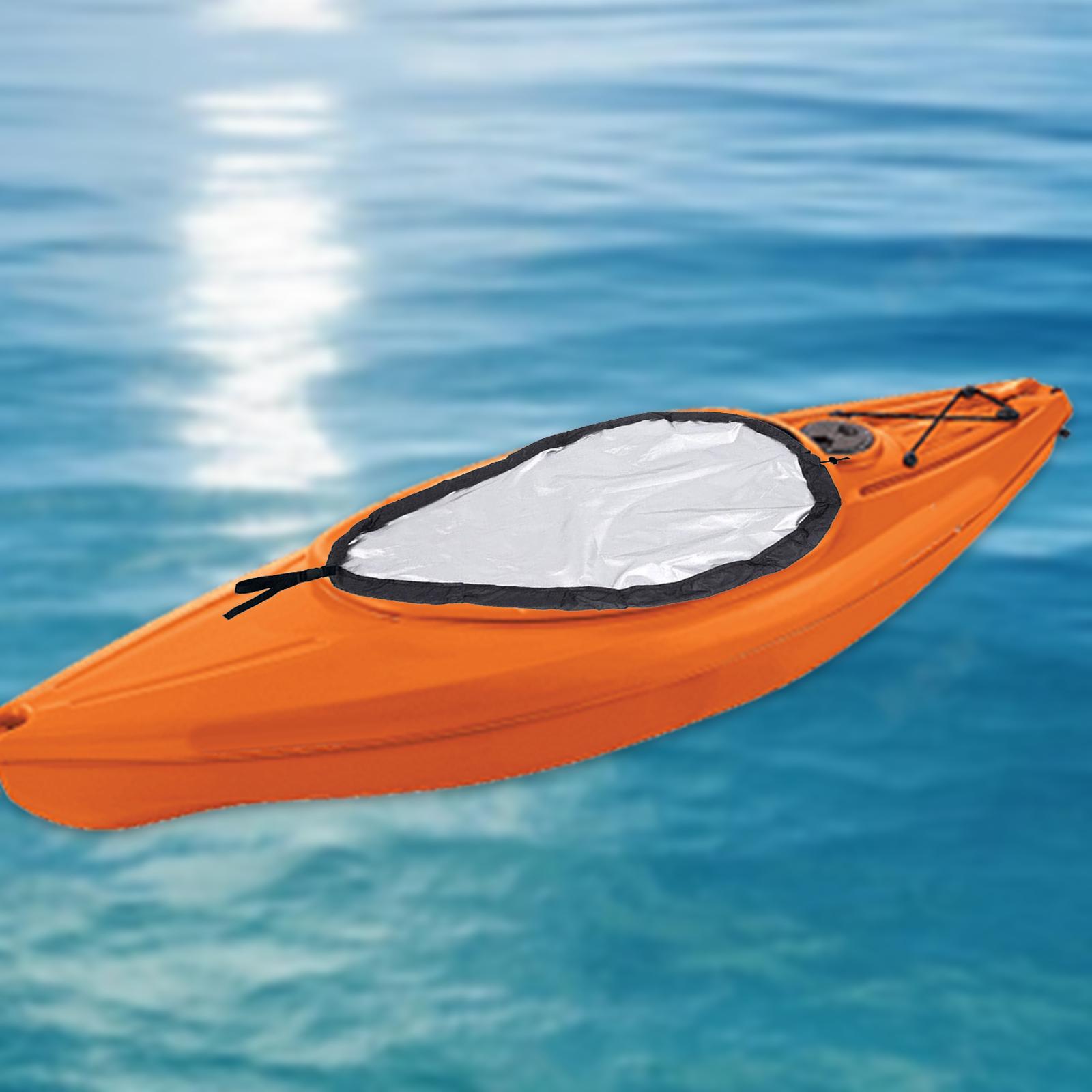 Kayak Cockpit Drape Cover for Transport Versatile Waterproof Keep Hatch Seat Clean Adjustable Kayak Hatch Cover Dust Cover