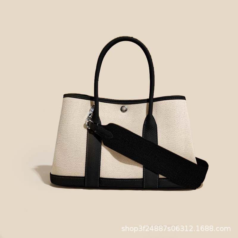 2024 Neue Damen Tasche Einzel Schulter Schräg über Körper Tragbare Canvas Gartentasche Tragbare Einkaufstasche Beuteltasche