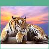 Diy Painting 5d Full Diamond Tiger Cross Stitch Diamond Embroidery