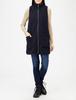 Baby Carrier Compatible Maternity Navy L [Serafin] Coat, Coat, Women's SB-122 (UK12)