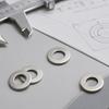 Polished A-Grade 201 Stainless Steel Flat Washer M3-M24, Industrial Fasteners, Supports Customization, In Stock