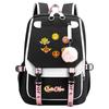 Neuer Anime Sailor Moon USB-Schulrucksack für Teenager, Damen- und Herrenmodell, Gurtband-Klapprucksack
