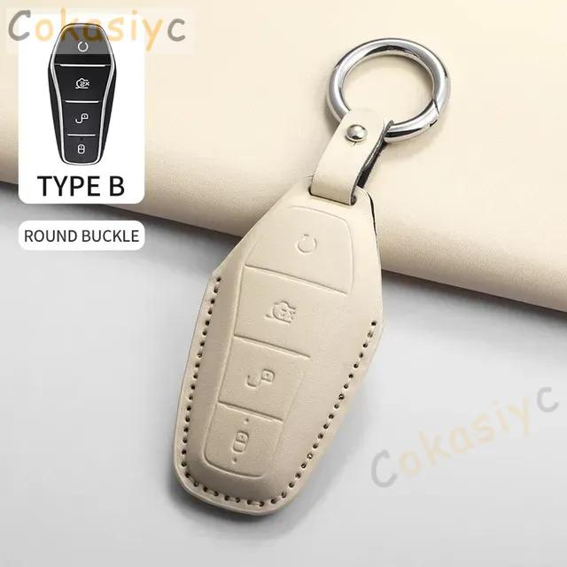 Car Remote Key Case Cover Shell For BYD Song Plus Atto 3 Han EV Tang DM Qin Seal Dolphin Keyless Auto Key Fob Car Accessories