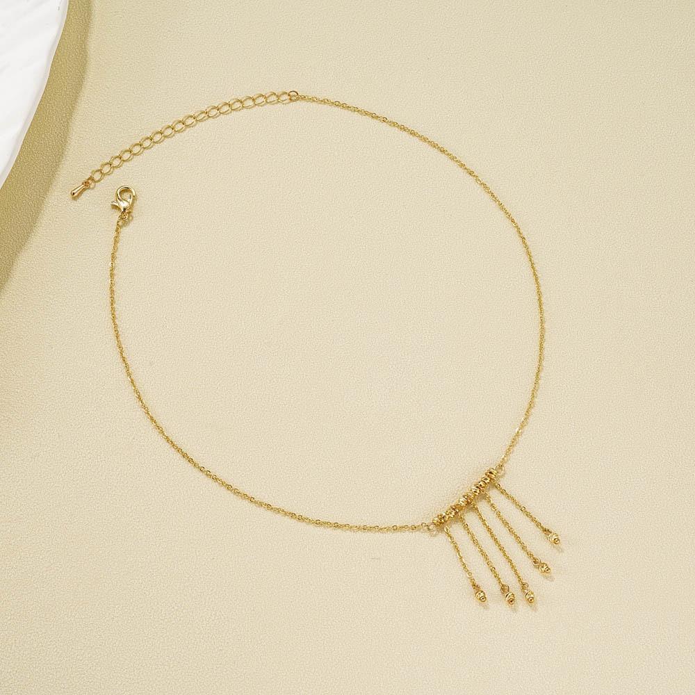Fashionable Gold Tassel Chain Necklace For Women Captivating Design For Style Autumn