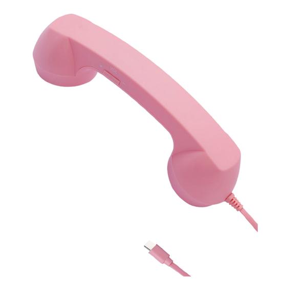 

Винтажная телефонная трубка Select с USB-C, устройство для аудиосвязи, plug-and-play, для смартфона, аксессуар для телефона с шумоподавлением